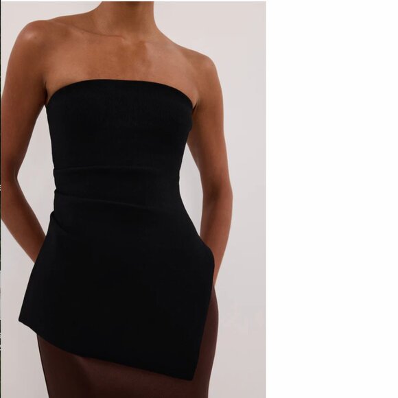 DISSH Tops - DISSH LUKE BLACK LONGLINE BANDEAU TOP (NWT)